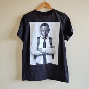 Captain Marvel Nick Fury Black & White T-Shirt Size M Samuel L‎ Jackson TOP TEE